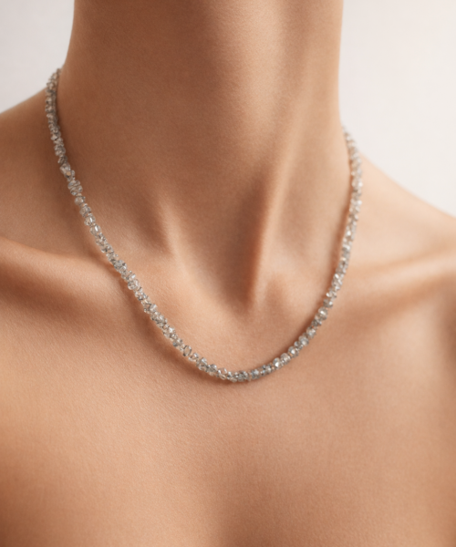 LabradorLite — Doğal Labradorit Kırık Taş Kolye