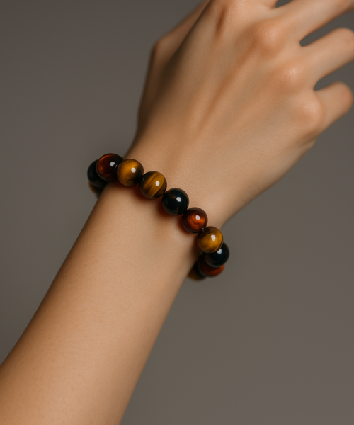 TigerBalance — 10 mm Kaplan Gözü Doğal Taş Bileklik